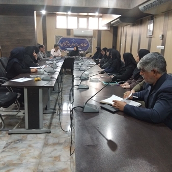 جلسه دانشکده پرستاری دورود با ریاست جدید شبکه بهداشت و درمان شهرستان دورود